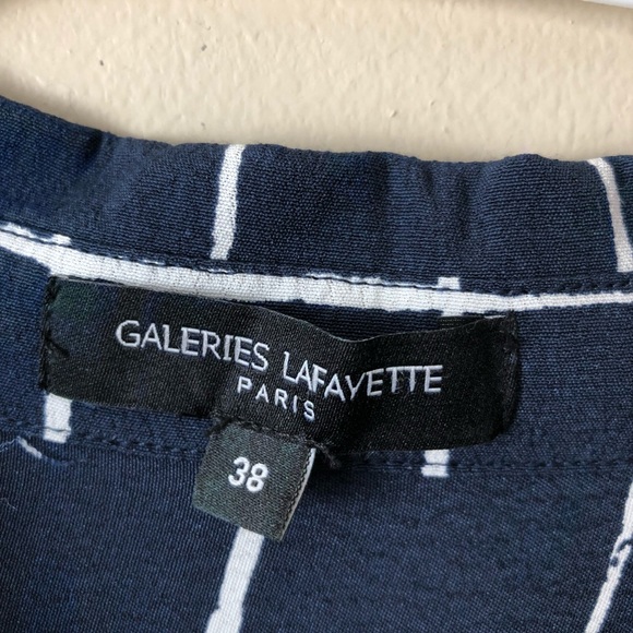 Galeries Lafayette women’s blue casual dress size 38 (US size 6) - Picture 3 of 8